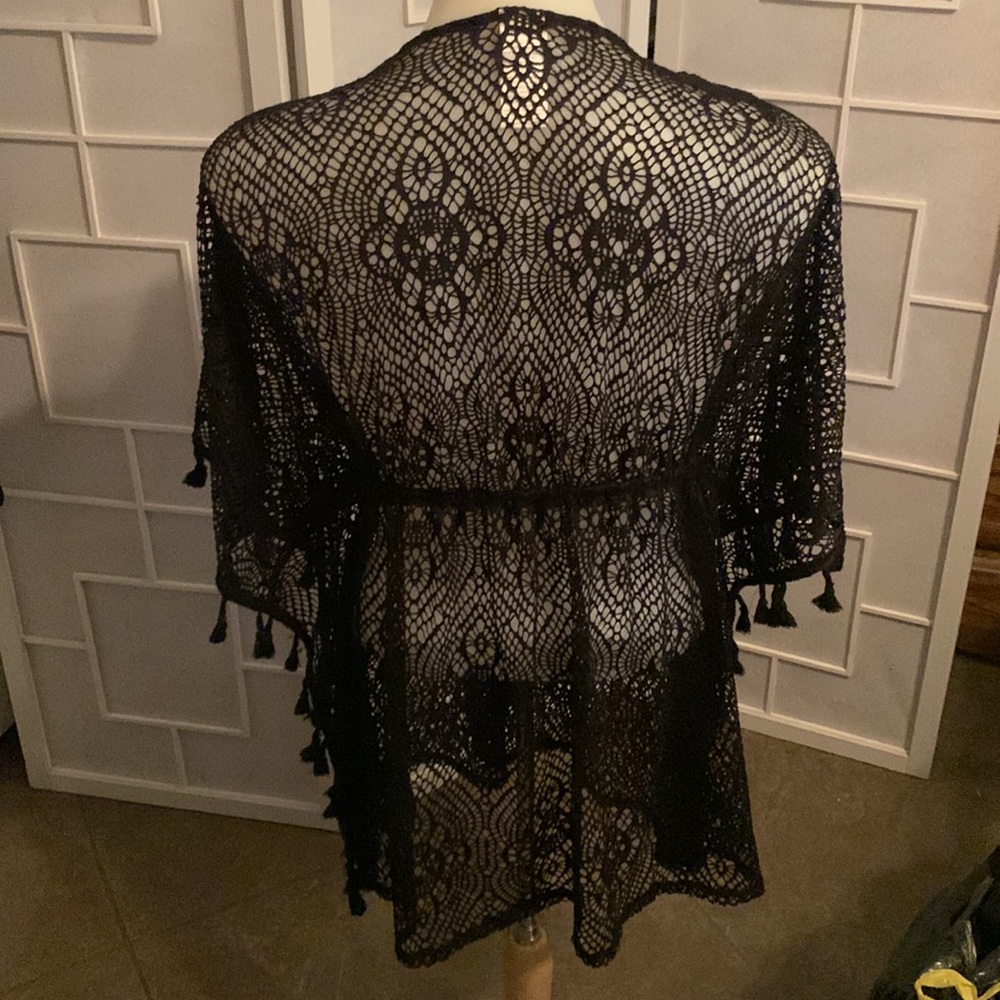 See through black cover up - Picture 2 of 2